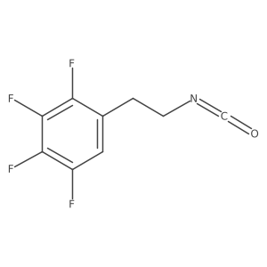 1,2,3,4-Tetrafluoro-5-(2-isocyanatoethyl)benzene Structure