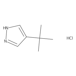 4-tert-butyl-1H-pyrazole hydrochloride Structure