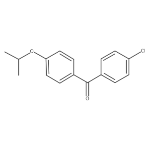 (4-Chlorophenyl)[4-(1-methylethoxy)phenyl]methanone-D7结构式