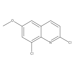 2,8-Dichloro-6-methoxyquinoline Structure