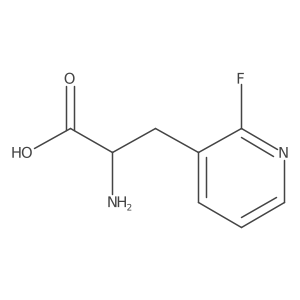 2-Amino-3-(2-fluoropyridin-3-yl)propanoic acid Structure