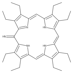 5-(Amino)-2,3,7,8,12,13,17,18-(octaethyl)porphyrin结构式