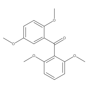 (2,5-Dimethoxyphenyl)(2,6-dimethoxyphenyl)methanone Structure