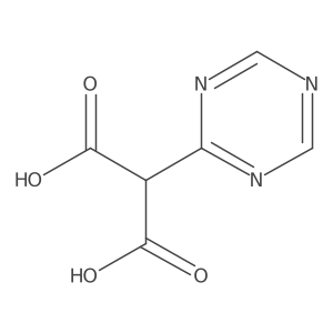 2-(1,3,5-Triazin-2-yl)propanedioic acid结构式