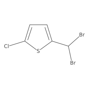 2-Chloro-5-(dibromomethyl)thiophene Structure