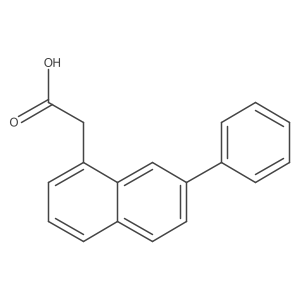 2-(7-Phenylnaphthalen-1-yl)acetic acid Structure