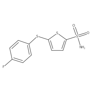 2-Thiophenesulfonamide,5-[(4-fluorophenyl)thio]- Structure