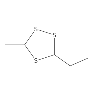 (3S,5R)-3-Ethyl-5-methyl-1,2,4-trithiolane Structure