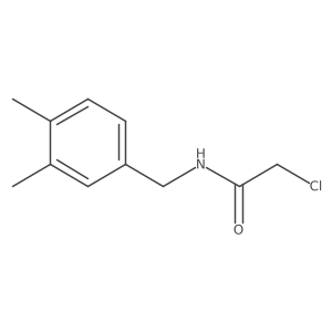 2-chloro-N-(3,4-dimethylbenzyl)acetamide结构式