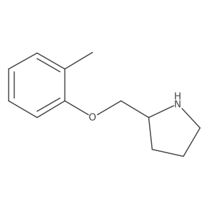 2-((O-tolyloxy)methyl)pyrrolidine结构式