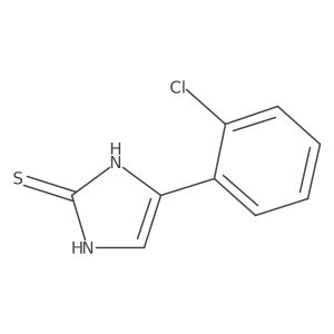 4-(2-Chlorophenyl)-1,3-dihydro-2H-imidazole-2-thione Structure