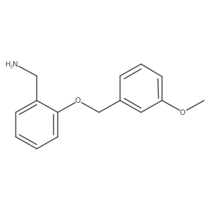 2-[(3-Methoxyphenyl)methoxy]benzenemethanamine Structure