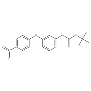 tert-butyl N-[3-(4-nitrophenoxy)phenyl]carbamate Structure