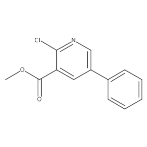 Methyl 2-chloro-5-phenylnicotinate结构式