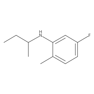 N-(butan-2-yl)-5-fluoro-2-methylaniline结构式