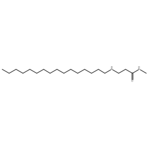 3-(Hexadecylamino)-N-methylpropanamide结构式