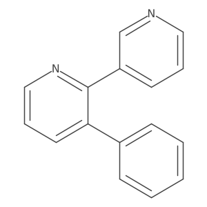 3-Phenyl-2,3'-bipyridine结构式