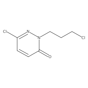 6-Chloro-2-(3-chloropropyl)pyridazin-3-one结构式
