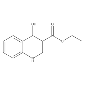 Ethyl 4-hydroxy-1,2,3,4-tetrahydroquinoline-3-carboxylate结构式