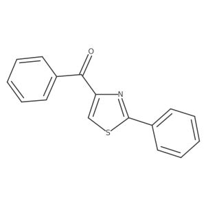 Phenyl(2-phenyl-4-thiazolyl)methanone Structure