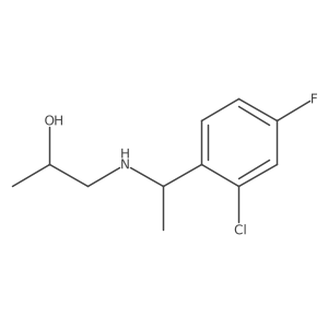 1-{[1-(2-Chloro-4-fluorophenyl)ethyl]amino}propan-2-ol Structure