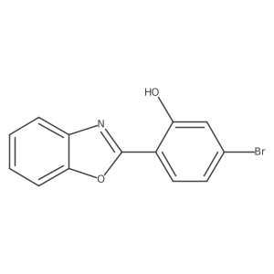 2-(Benzo[d]oxazol-2-yl)-5-bromophenol结构式