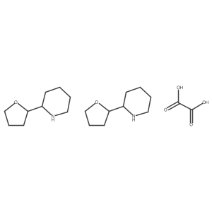 2-Tetrahydro-2-furanylpiperidine oxalate (2:1)结构式