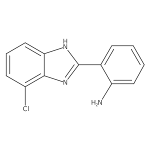 2-(4-Chloro-1H-benzo[d]imidazol-2-yl)aniline结构式