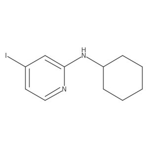 N-cyclohexyl-4-iodopyridin-2-amine Structure