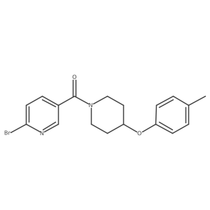 (6-Bromopyridin-3-yl)[4-(p-tolyloxy)piperidin-1-yl]methanone Structure