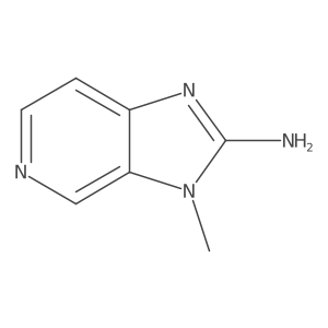 3-methyl-3H-imidazo[4,5-c]pyridin-2-amine结构式