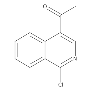1-(1-Chloroisoquinolin-4-YL)ethanone结构式