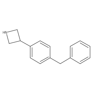 3-(4-Benzylphenyl)azetidine结构式