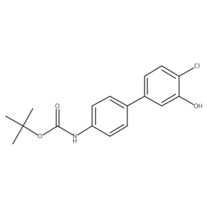 5-(4-BOC-Aminophenyl)-2-chlorophenol Structure