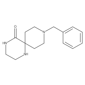 9-Benzyl-1,4,9-triazaspiro[5.5]undecan-5-one结构式