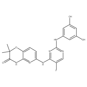 p-De(methoxy)-m,m-demethyl-tamatinib结构式