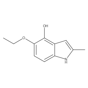5-ethoxy-2-methyl-1H-indol-4-ol结构式