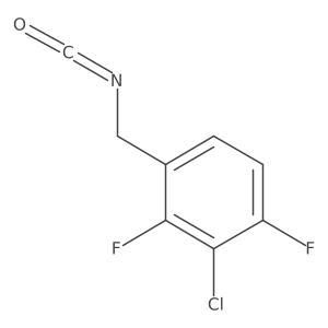 2-Chloro-1,3-difluoro-4-(isocyanatomethyl)benzene Structure