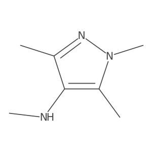 N,1,3,5-tetramethyl-1H-pyrazol-4-amine Structure