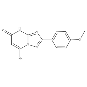 7-amino-2-(4-methoxyphenyl)[1,2,4]triazolo[1,5-a]pyrimidin-5(4H)-one Structure