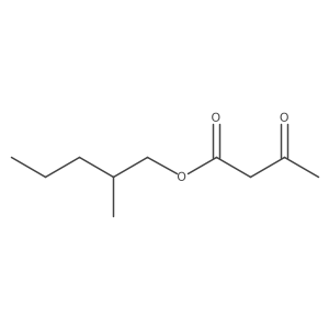 Butanoic acid, 3-oxo-, 2-methylpentyl ester Structure