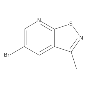5-Bromo-3-methylisothiazolo[5,4-b]pyridine结构式