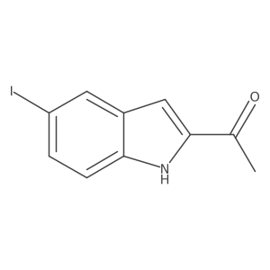 1-(5-iodo-1H-indol-2-yl)ethanone Structure