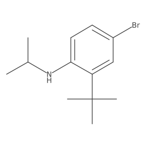 4-bromo-2-(tert-butyl)-N-isopropylaniline Structure