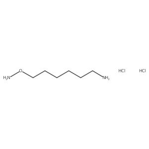 O-(6-aminohexyl)hydroxylamine dihydrochloride结构式