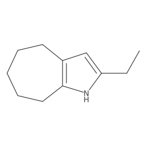 2-Ethyl-1,4,5,6,7,8-hexahydrocyclohepta[b]pyrrole Structure