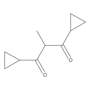 1,3-Dicyclopropyl-2-methylpropane-1,3-dione Structure