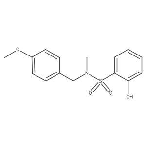 2-hydroxy-N-[(4-methoxyphenyl)methyl]-N-methylbenzene-1-sulfonamide Structure
