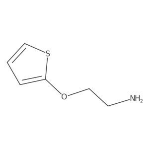 2-(Thiophen-2-yloxy)ethan-1-amine结构式