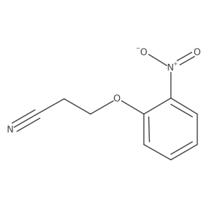 3-(2-Nitrophenoxy)propanenitrile结构式